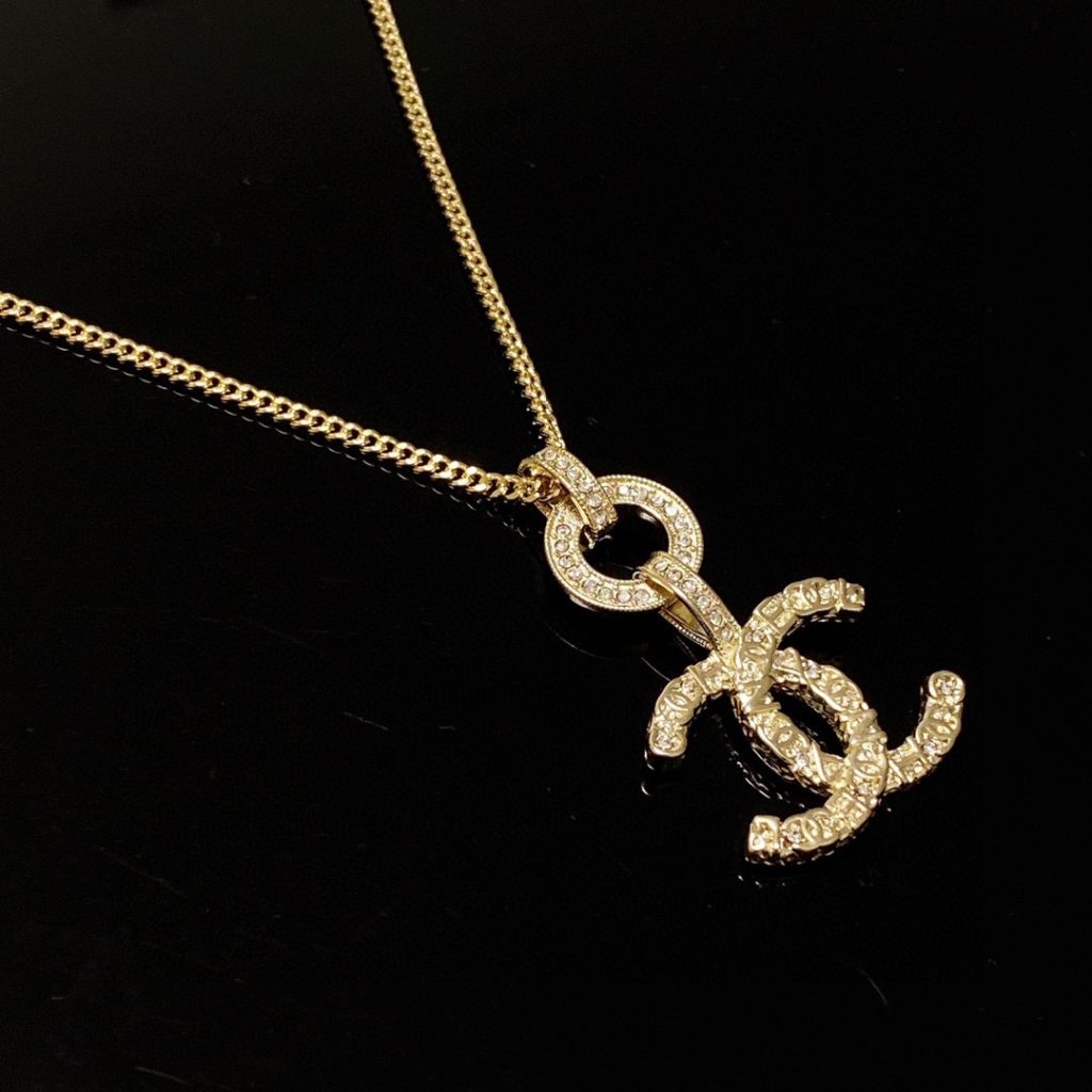 Diamond Micro-Set Necklace Gold For Women