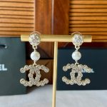 Double C Earrings Gold For Women