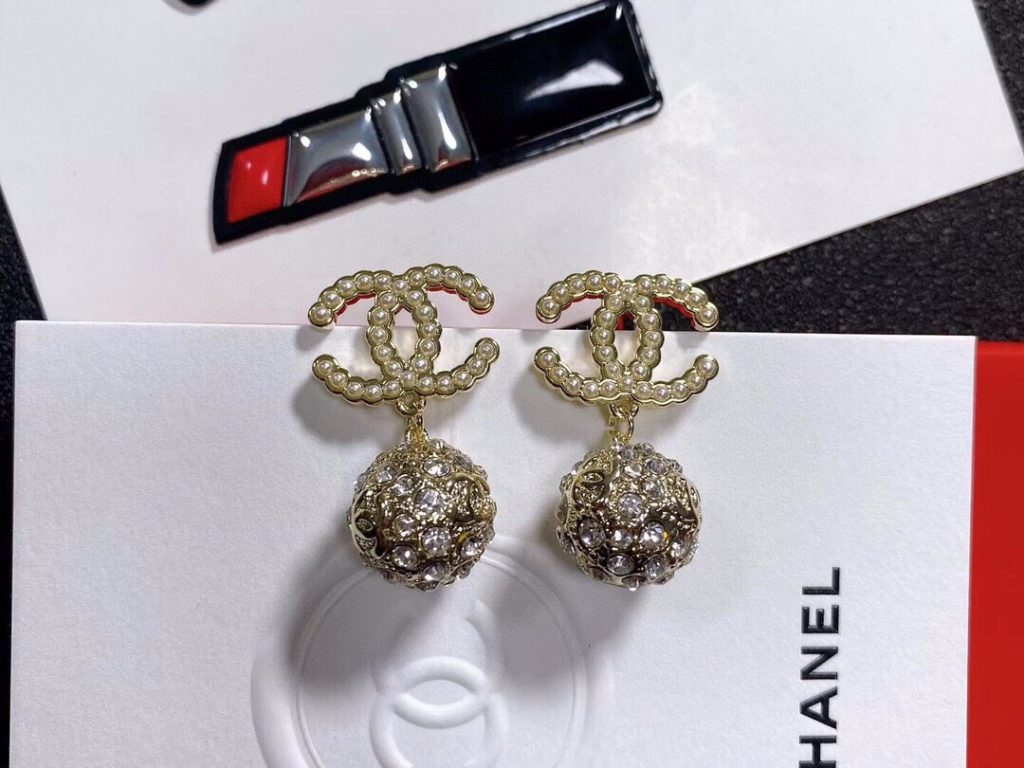 Double C Earrings Gold For Women