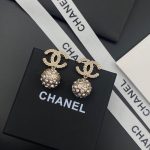 Double C Earrings Gold For Women