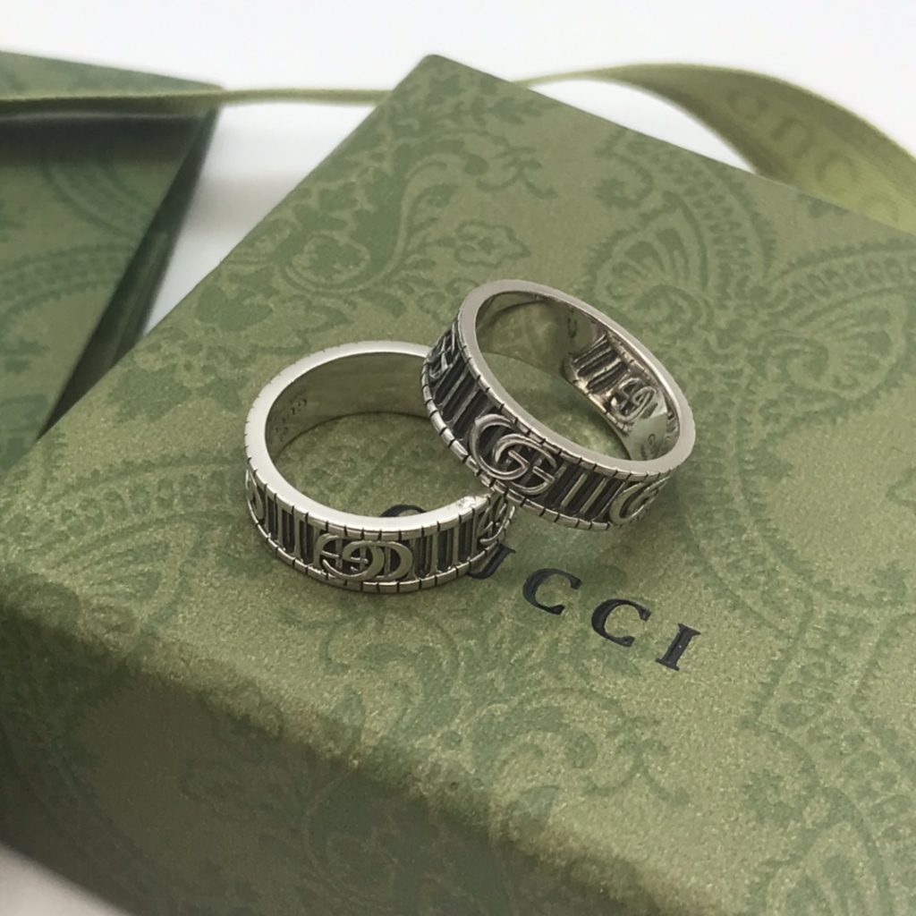 Gucci Double G Ring Silver For Women