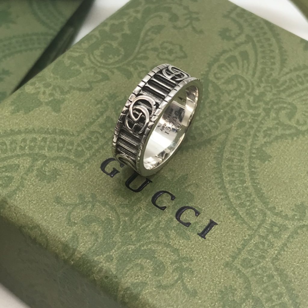 Gucci Double G Ring Silver For Women