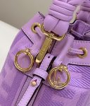 FD Small Mon Tresor Bucket Bag Purple/ Green For Women 7.1 in/ 18 cm 8BS010AKKWF1JCO