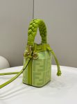 FD Small Mon Tresor Bucket Bag Purple/ Green For Women 7.1 in/ 18 cm 8BS010AKKWF1JCO