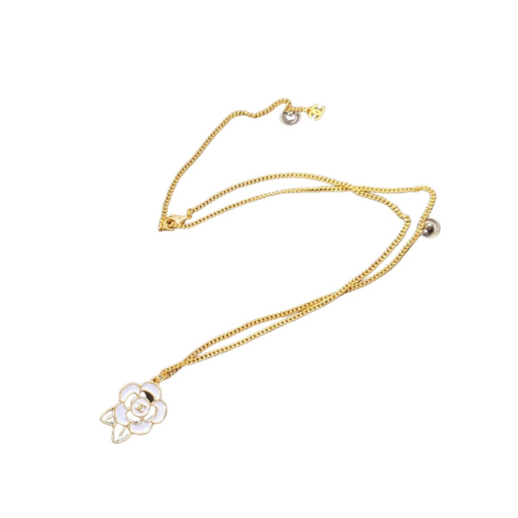 Flower Necklace White For Women