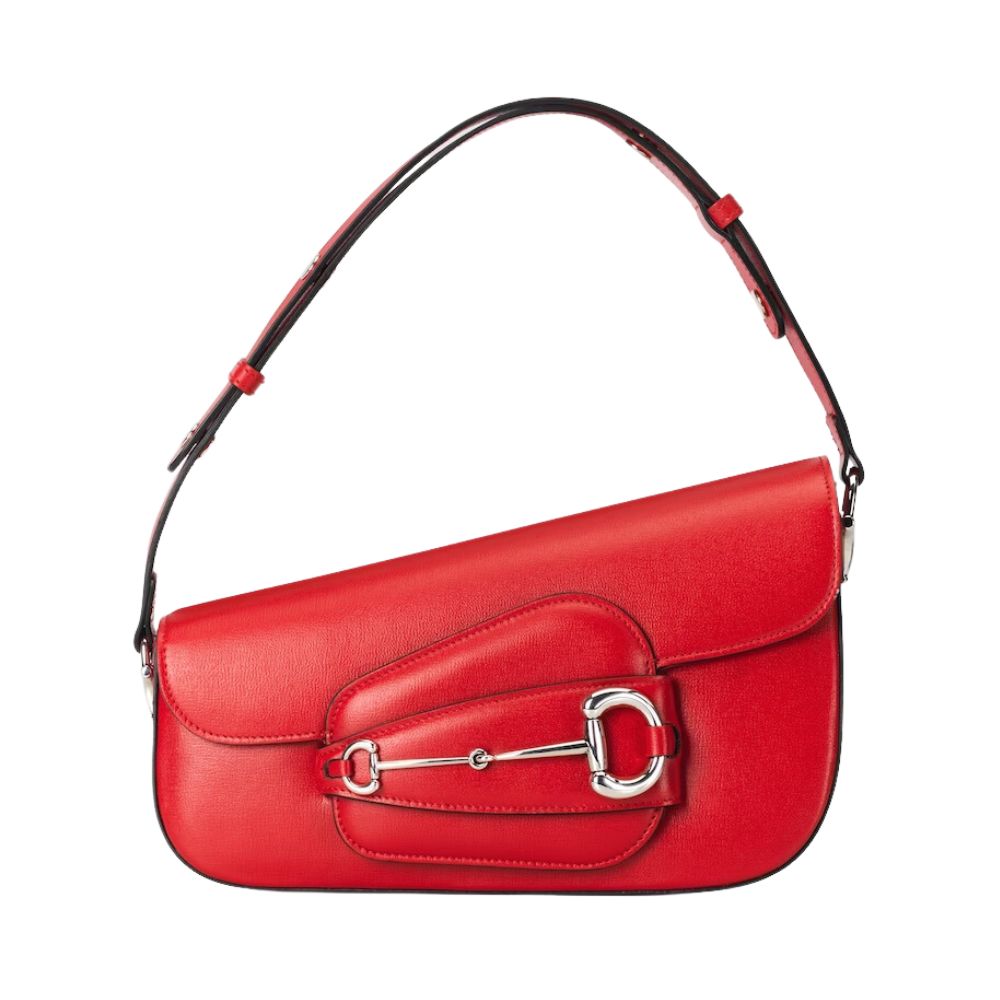 Gucci Horsebit 1955 Small Shoulder Red Bag For Women 764155 1DB0N 6404 – 10.4 Inches / 26.4 Cm