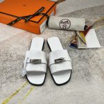 Hermes Giulia Sandal White For Women H231056Z 90350