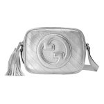 Gucci Blondie Small Shoulder Bag Silver For Women ‎‎‎742360 AACBO 8106 – 21 Cm/ 8.3 Inches