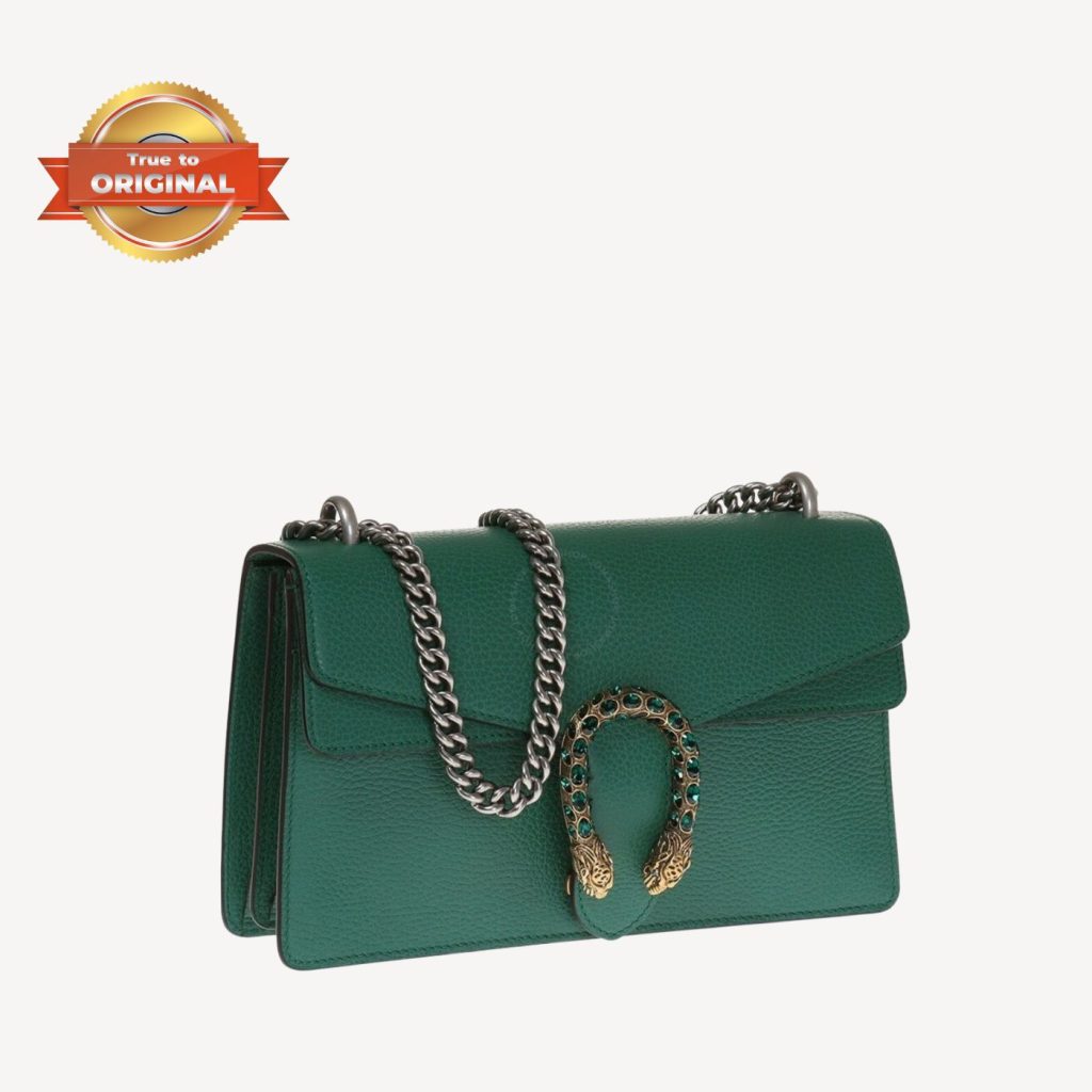 [True-to-ORIGINAL] Gucci Dionysus Shoulder Bag Green For Women 11in/28cm 400249 CAOGX 3120