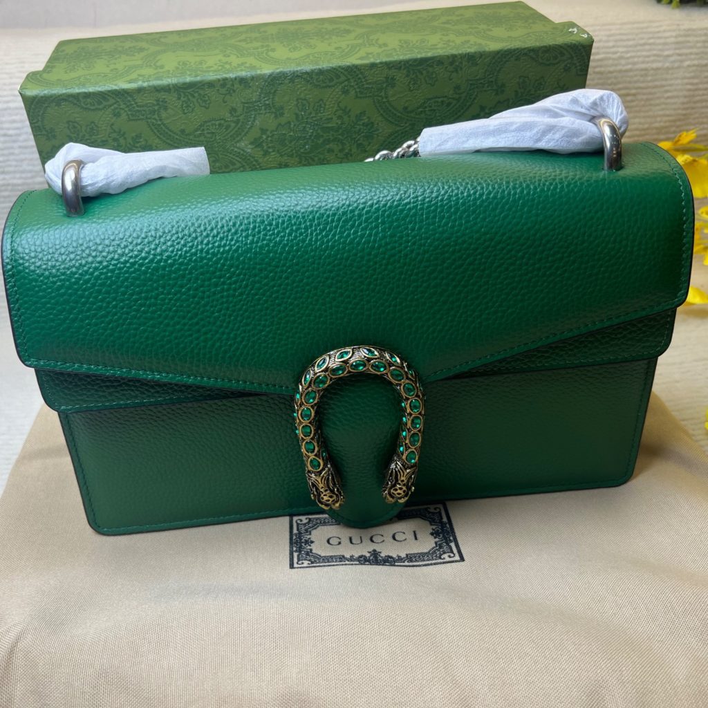 Gucci Dionysus Shoulder Bag Green For Women 11in/28cm 400249 CAOGX 3120