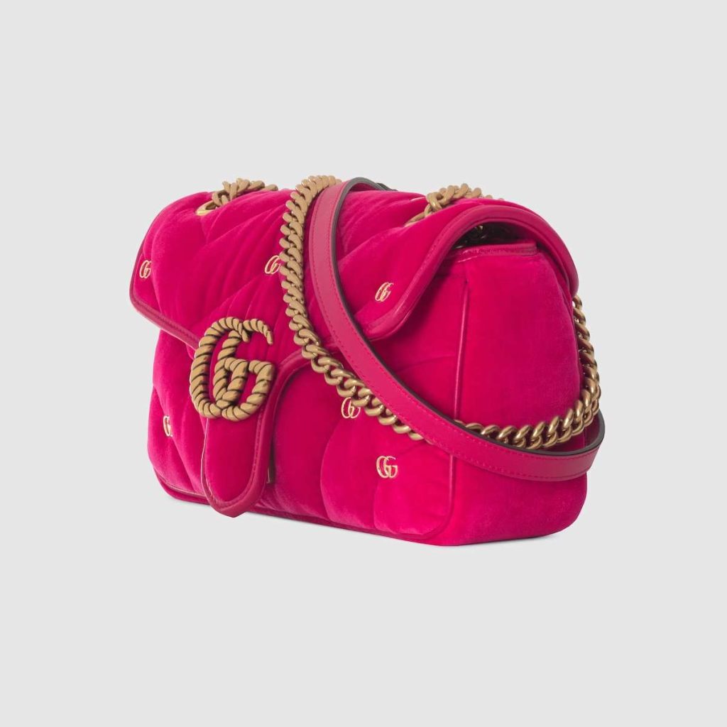 Gucci-GG-Marmont-Small-Dark-Pink-Shoulder-Bag-9