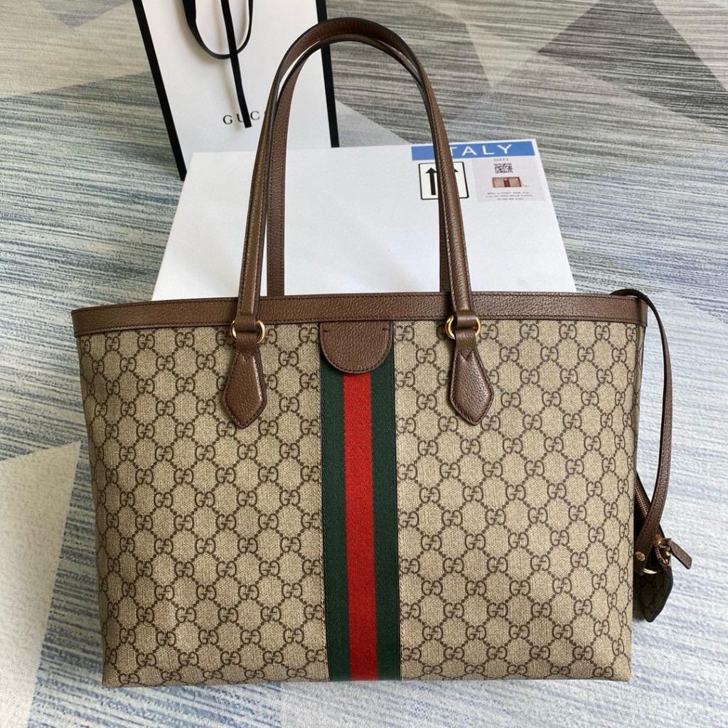 Gucci Ophidia GG Medium Tote Bag Beige For Women 15in/38cm 631685 96IWB 8745