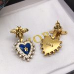 Heart Earrings Blue For Women