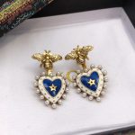 Heart Earrings Blue For Women