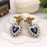 Heart Earrings Blue For Women