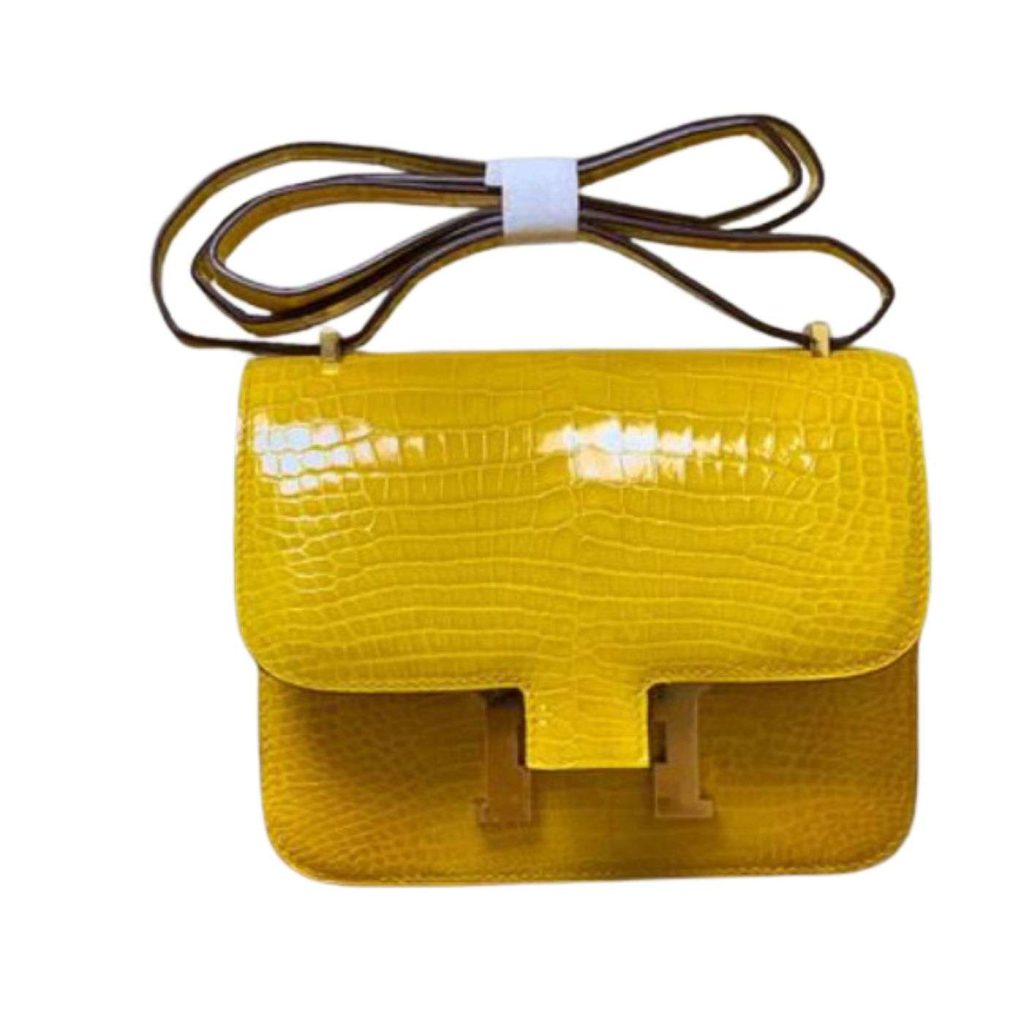 Hermes Constance White/Grey/Green/Yellow For Women 19cm / 7.4in