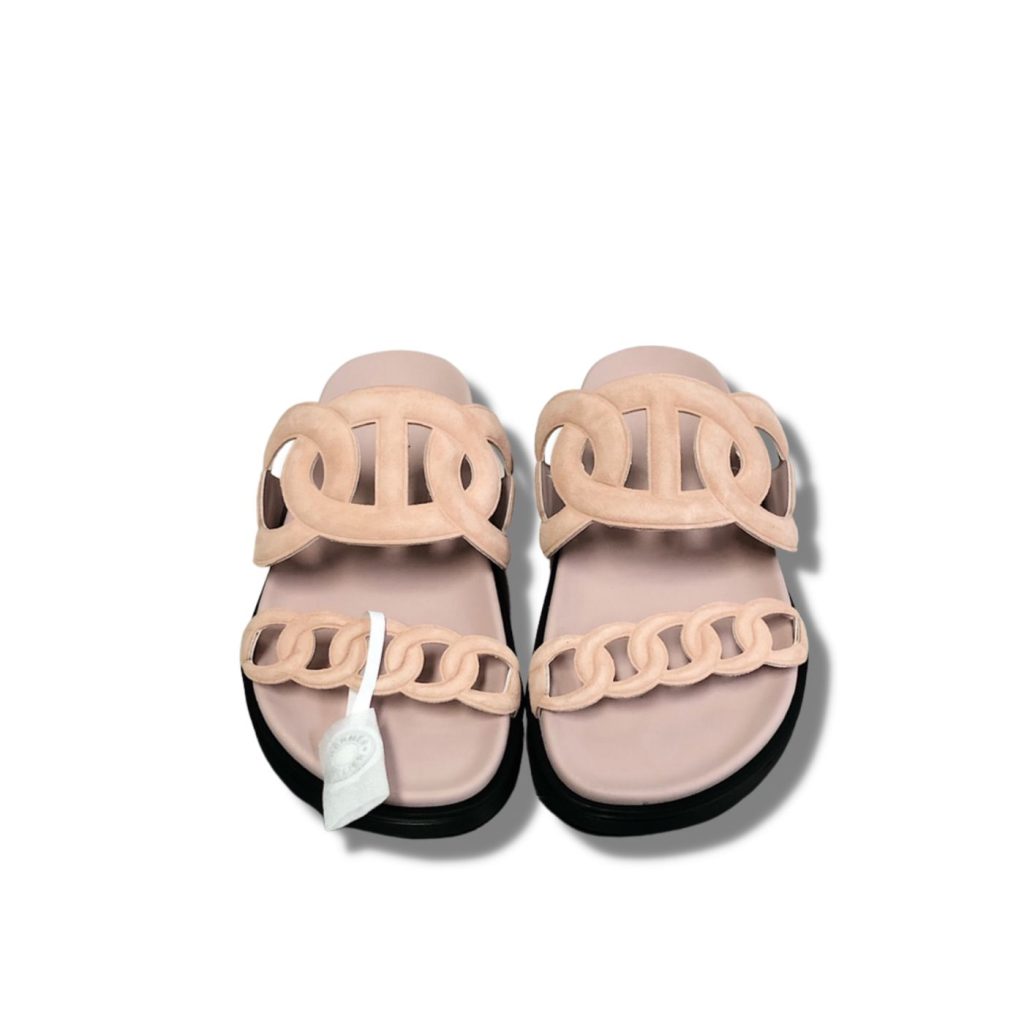 Hermes Extra Sandal Light Pink For Men