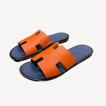 Hermes Oran Sandal Orange For Men – 43 Eu – 9.5 Us – 27.5 Cm – 10.8 In