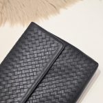 Bottega Veneta Intrecciato Envelope Document Case Black For Men 28cm / 11in 763917V2HL13009