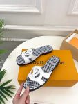 Louis Vuitton Isola Flat Mule LV White For Women