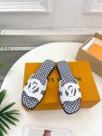 Louis Vuitton Isola Flat Mule LV White For Women