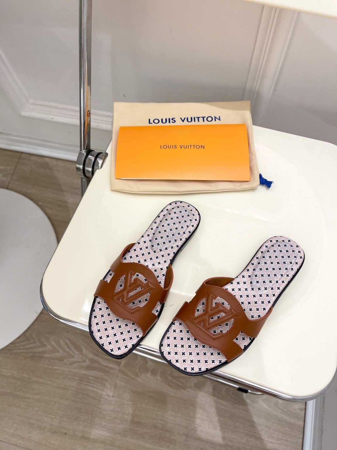 Louis Vuitton Isola Flat Mule LV Dark Brown For Women