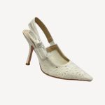 Dior J’adior Slingback Pump Beige For Women 3.9in/10cm