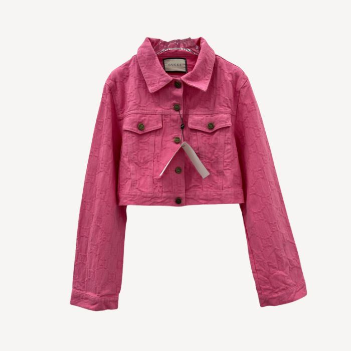 Gucci Jumbo GG Jacket Pink For Women