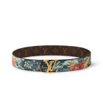 Louis Vuitton Tag 40mm Reversible Belt Blue For Men M8596U