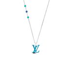 LV x YK LV Pumpkin Pendant Blue For Men M01093