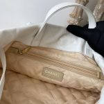 Chanel Large 22 Backpack White For Women 19.9in / 51cm AS3313