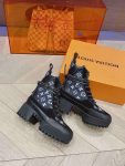 Louis Vuitton Laureate Platform Desert Boot Navy Blue For Women