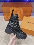 Louis Vuitton Laureate Platform Desert Boot Black For Women 1AC7M0