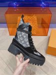 Louis Vuitton Laureate Platform Desert Boot Grey For Women