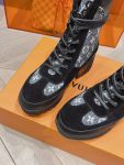 Louis Vuitton Laureate Platform Desert Boot Grey For Women