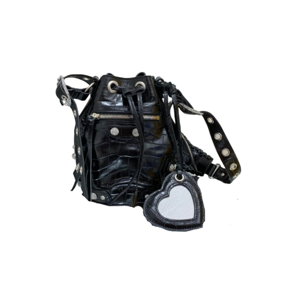 Le Cagole XS Bucket Bag Black For Women‎ 7.8in/19.8cm