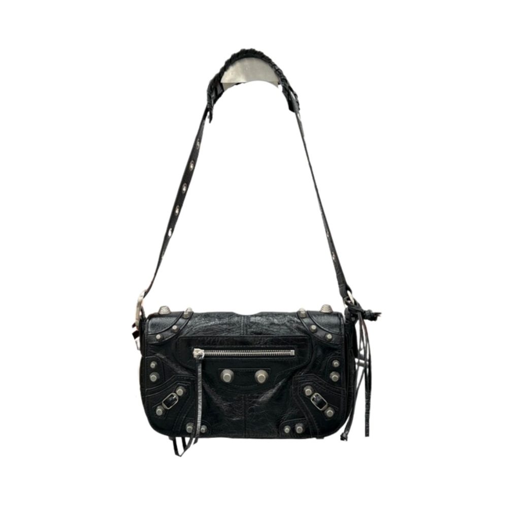 Le Cagole XS Flap Bag Black For Women‎ 9.4in/24cm