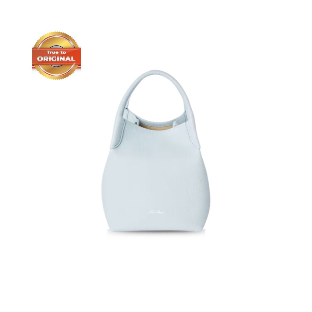 [True-to-ORIGINAL]Loro Piana Small Bale Bag Light Blue Belle For Women 6.7 in/ 17 cm FAN8964 60HN