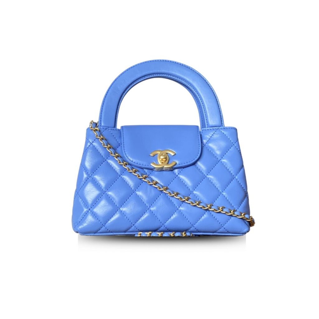 Chanel Kelly Bag Blue For Women 5,1in/13cm