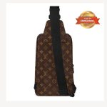 [True-to-ORIGINAL] Louis Vuitton Avenue Sling Bag Brown For Men 12.2in/31cm