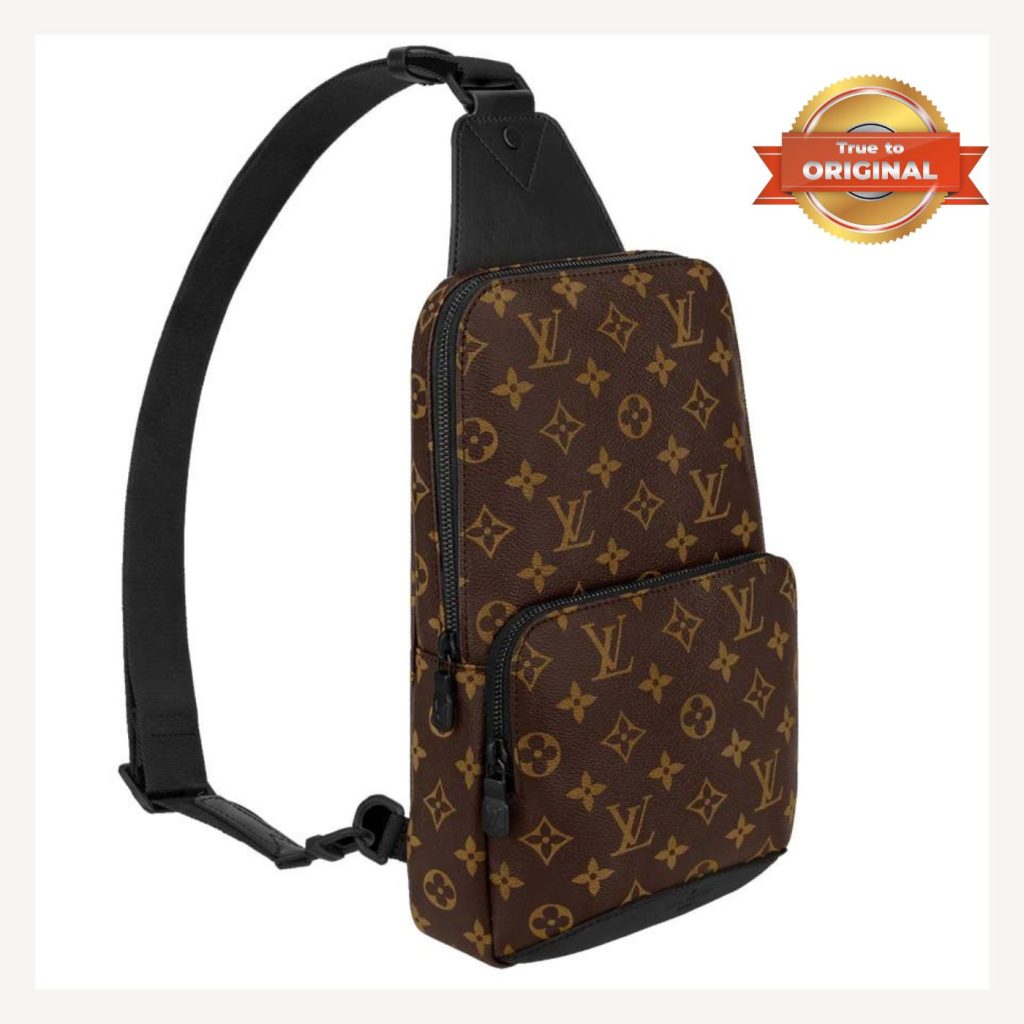 [True-to-ORIGINAL] Louis Vuitton Avenue Sling Bag Brown For Men 12.2in/31cm