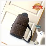 [True-to-ORIGINAL] Louis Vuitton Avenue Sling Bag Brown For Men 12.2in/31cm