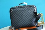 Briefcase Backpack Damier Gray For Men 15.4in/39cm N50051