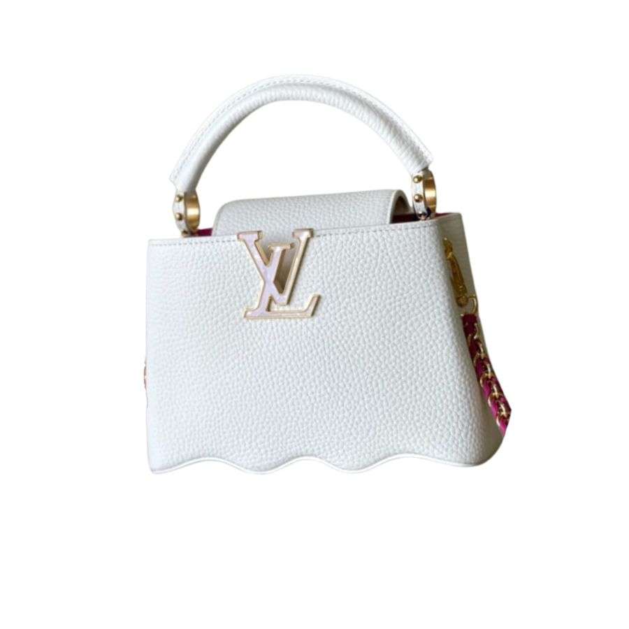Louis Vuitton Capushell Bag White For Women 8.7in/22cm