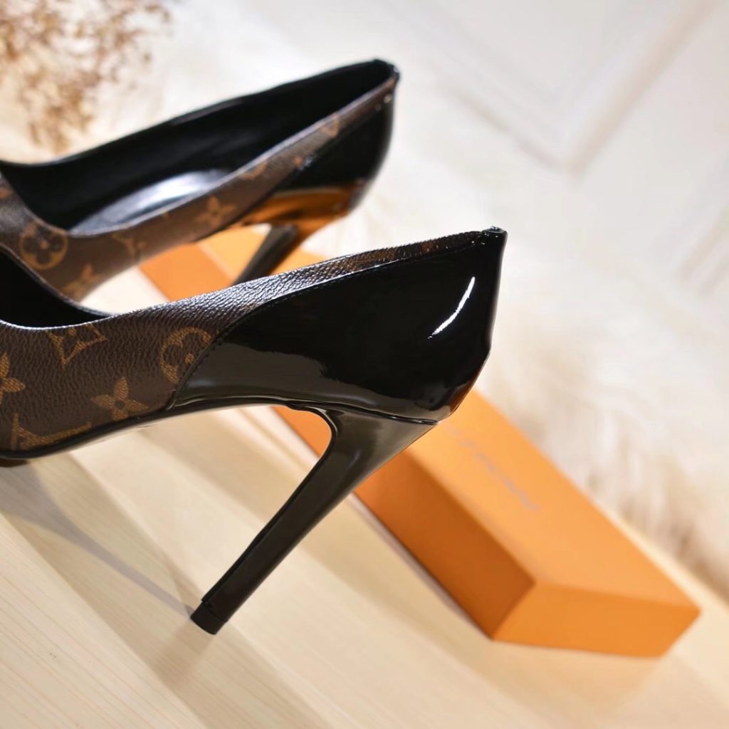 Louis Vuitton Cherie Pump Brown For Women 10cm/3.9in 1A4W3Z