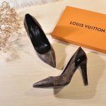 Louis Vuitton Cherie Pump Brown For Women 10cm/3.9in 1A4W3Z