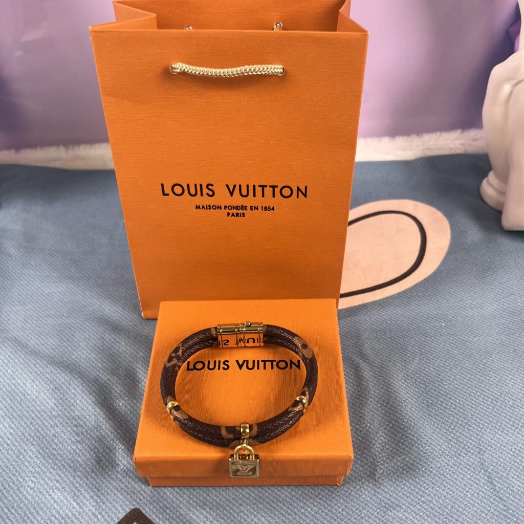 Louis Vuitton Double Bracelet Brown For Women