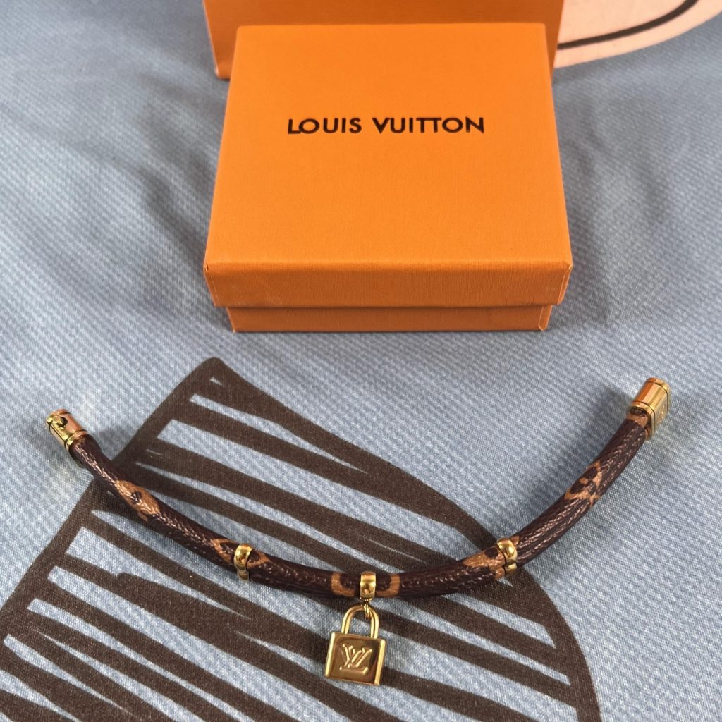 Louis Vuitton Double Bracelet Brown For Women