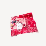 Louis Vuitton Essential LV Scarf Red For Women