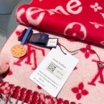 Louis Vuitton Essential LV Scarf Red For Women